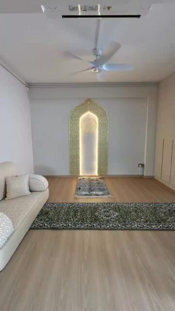it makes sense to have a dedicated space — a cozy and comfy vibe that draws the heart toward prayer. 🕋

when a family prays together, the home fills with peace and remembrance. 🤲🏼

let our children grow up knowing that there is solace in solah and doa — and that praying together is one of the most beautiful ways to stay connected. 🤍

#camelcaravanco #thefamilymajlis #floorsofa #mihrab #sghome #sgfamily #muslim #solah