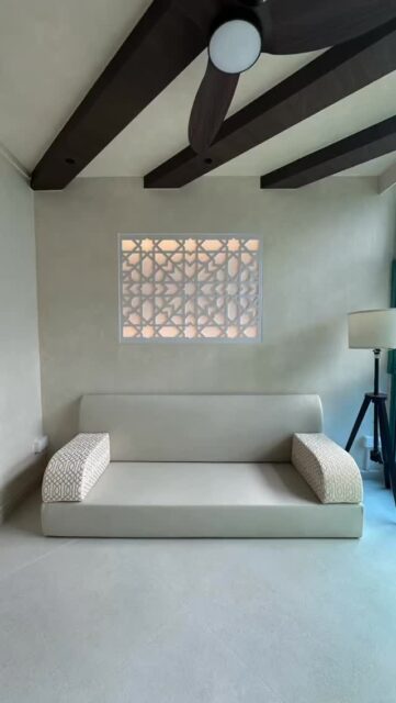 where light meets geometry,
and a simple majlis family seating becomes the heart of the home. ☝🏼

minimal, meaningful, and made for family moments. 🫶🏼

may Allah swt bless the family and their home sweet home! 🤲🏼

#camelcaravanco #thefamilymajlis #floorsofa #mashrabiya #islamicdecor