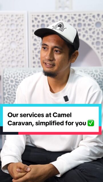 Our services at Camel Caravan, simplified for you ✅